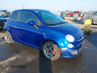 2012 FIAT 500 Sport z VIN 3C3CFFBR1CT352199, wystawiony jako IAAI lot #41461298 z przebiegiem 72 075 mil mil oraz . Historia ofert i sprzedaży dostępna na DreamBid. Obrazek 1.