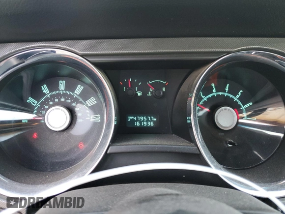 2010 Ford Mustang V6 with VIN 1ZVBP8AN1A5159253, listed as a Copart auction lot 47920215 with 161,936 mi miles and Non Repairable. Bid and sale history available at DreamBid. Image 9.