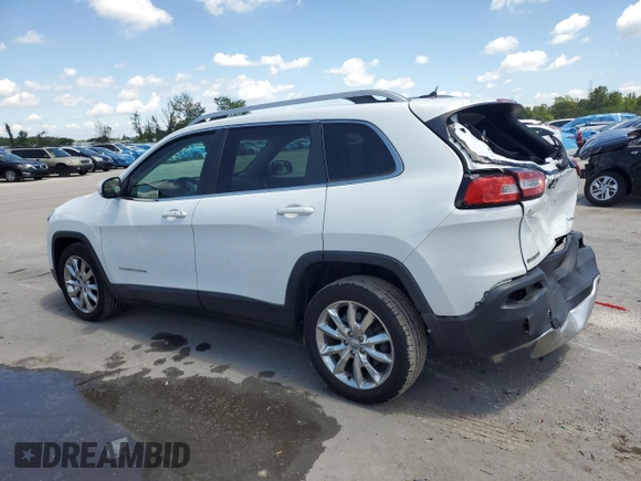 2014 Jeep Cherokee Limited with VIN 1C4PJLDS8EW204333, listed as a Copart auction lot 56590965 with 88,739 mi miles and Salvage title. Bid and sale history available at DreamBid. Image 2.