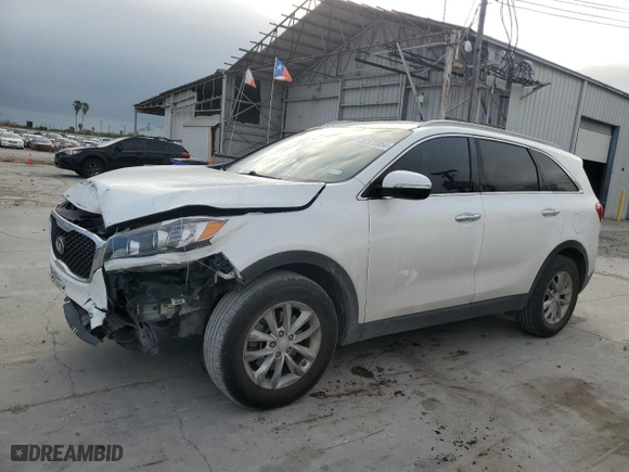 2017 Kia Sorento L with VIN 5XYPG4A36HG277316, listed as a Copart auction lot 87172864 with 74,234 mi miles and Salvage Title. Bid and sale history available at carsss.com. Image 1.