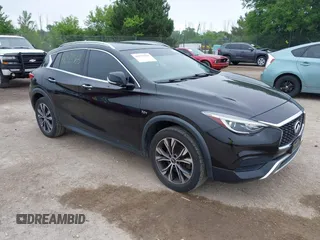 2017 Infiniti QX30 Premium with VIN SJKCH5CR6HA038798, listed as a IAAI auction lot 42573563 with 106,117 mi miles and . Bid and sale history available at DreamBid. Image 1.