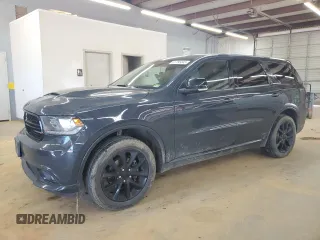 2018 Dodge Durango GT z VIN 1C4RDJDG7JC184362, wystawiony jako Copart lot #61795045 z przebiegiem 147 350 mil mil oraz Szkoda całkowita • Salvage title. Historia ofert i sprzedaży dostępna na DreamBid. Obrazek 1.