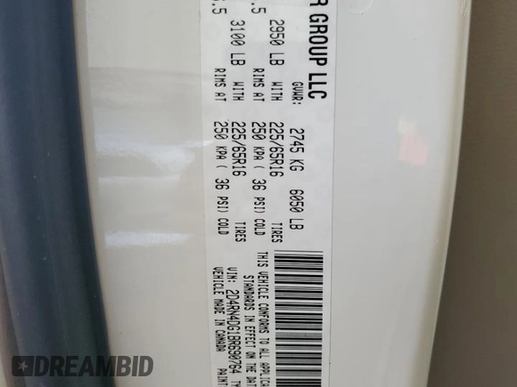 2011 Dodge Grand Caravan SXT with VIN 2D4RN4DG1BR690764, listed as a Copart auction lot 86427454 with 118,747 mi miles and Clean Title. Bid and sale history available at DreamBid. Image 12.