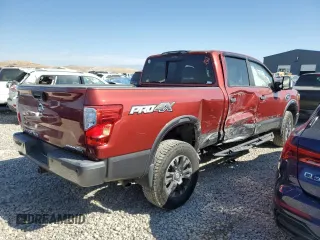 2017 Nissan Titan XD PRO-4X with VIN 1N6AA1F46HN529031, listed as a Copart auction lot 74314094 with 0 mi miles and Salvage Title. Bid and sale history available at carsss.com. Image 3.