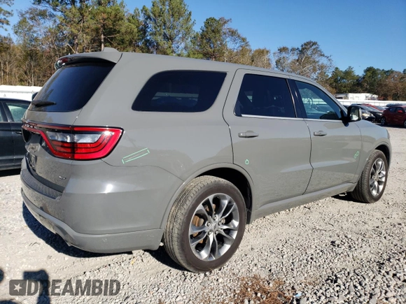 2020 Dodge Durango GT with VIN 1C4RDHDGXLC259020, listed as a Copart auction lot 82817884 with 81,631 mi miles and Salvage Title. Bid and sale history available at DreamBid. Image 3.
