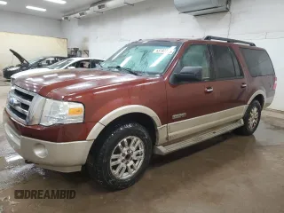 2007 Ford Expedition Max Eddie Bauer with VIN 1FMFK18597LA02554, listed as a Copart auction lot 43707735 with 198,849 mi miles and Clean Title. Bid and sale history available at DreamBid. Image 1.