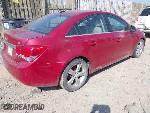 2012 Chevrolet Cruze 2LT with VIN 1G1PG5SC5C7224920, listed as a IAAI auction lot 42154972 with 181,033 mi miles and . Bid and sale history available at DreamBid. Image 4.