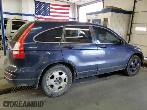2011 Honda CR-V LX with VIN 5J6RE4H38BL014805, listed as a Copart auction lot 50068154 with 221,765 mi miles and Salvage Title. Bid and sale history available at DreamBid. Image 3.