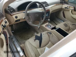 2003 Mercedes-Benz S-Class 4.3L with VIN WDBNG70J53A370666, listed as a Copart auction lot 66799764 with 0 mi miles and Non Repairable. Bid and sale history available at carsss.com. Image 8.