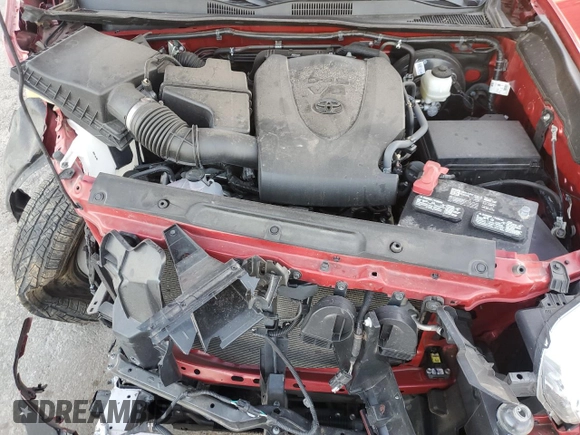 2021 Toyota Tacoma 4WD SR with VIN 3TMCZ5AN4MM442020, listed as a Copart auction lot 50742455 with 28,188 mi miles and Salvage Title. Bid and sale history available at carsss.com. Image 11.