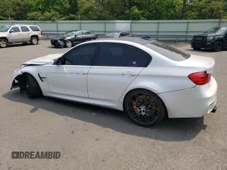 2015 BMW M3 with VIN WBS3C9C50FP804940, listed as a Copart auction lot 55555883 with 102,075 mi miles. Bid and sale history available at carsss.com. Image 2.