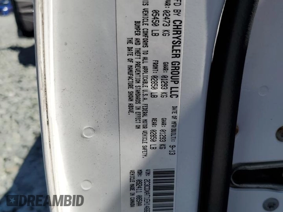 2014 Dodge Charger Police with VIN 2C3CDXAT1EH146630, listed as a Copart auction lot 49868615 with 119,327 mi miles and Salvage Title. Bid and sale history available at carsss.com. Image 12.