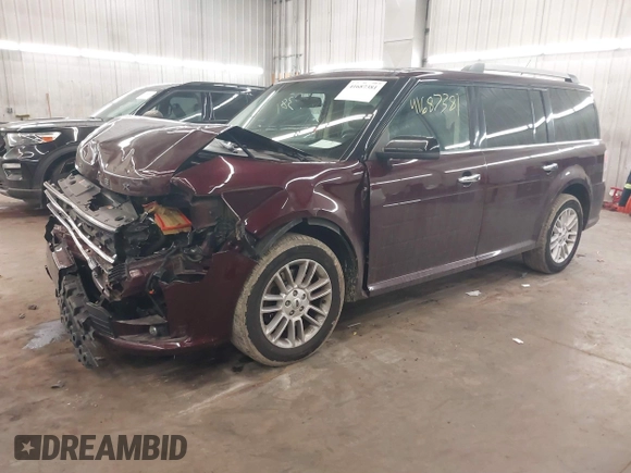 2017 Ford Flex SEL with VIN 2FMGK5C84HBA12813, listed as a IAAI auction lot 41687381 with 115,260 mi miles. Bid and sale history available at carsss.com. Image 18.