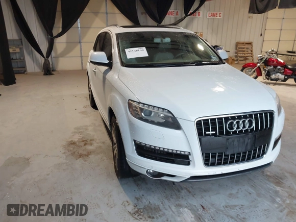 2015 Audi Q7 Premium Plus with VIN WA1LMAFE6FD016774, listed as a IAAI auction lot 42148140 with 148,317 mi miles and . Bid and sale history available at DreamBid. Image 1.