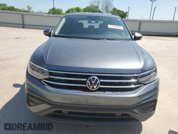2023 Volkswagen Tiguan S with VIN 3VVRB7AX4PM056277, listed as a Copart auction lot 51765975 with 53,697 mi miles and Clean title. Bid and sale history available at DreamBid. Image 5.