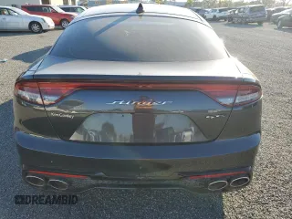 2022 Kia Stinger GT-Line with VIN KNAE35LD0N6114767, listed as a Copart auction lot 81482714 with Not Provided miles and Salvage Title. Bid and sale history available at DreamBid. Image 6.
