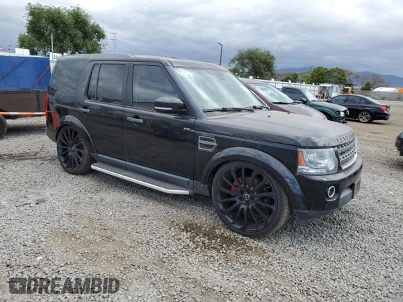 2016 Land Rover LR4 HSE with VIN SALAG2V63GA792196, listed as a Copart auction lot 53569835 with 109,120 mi miles and Clean Title. Bid and sale history available at DreamBid. Image 4.