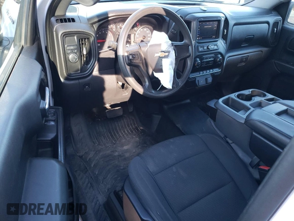 2020 Chevrolet Silverado 1500 Work Truck with VIN 3GCNWAEF9LG304824, listed as a Copart auction lot 46043875 with 21,479 mi miles and Salvage Title. Bid and sale history available at carsss.com. Image 8.