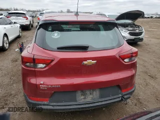2021 Chevrolet TrailBlazer LS with VIN KL79MNSL5MB053560, listed as a Copart auction lot 51817485 with 72,101 mi miles and Salvage Title. Bid and sale history available at carsss.com. Image 6.