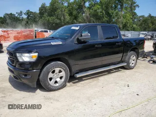 2021 Ram 1500 Big Horn z VIN 1C6RREFM6MN814934, wystawiony jako Copart lot #57633925 z przebiegiem 57 154 mil mil oraz Szkoda całkowita • Salvage title. Historia ofert i sprzedaży dostępna na DreamBid. Obrazek 1.
