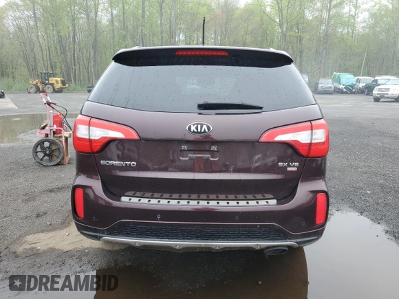 2014 Kia Sorento SX with VIN 5XYKWDA70EG494498, listed as a Copart auction lot 54245345 with 96,141 mi miles and Clean Title. Bid and sale history available at carsss.com. Image 6.