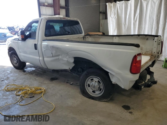2015 Ford Super Duty F-250 SRW XL with VIN 1FTBF2A69FEC57370, listed as a Copart auction lot 45501765 with 116,491 mi miles and Salvage Title. Bid and sale history available at carsss.com. Image 2.