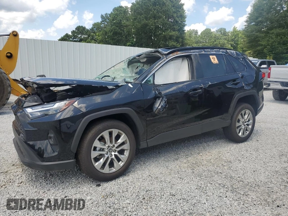 2025 Toyota RAV4 XLE Premium with VIN 2T3C1RFVXSW373756, listed as a Copart auction lot 58671675 with 3,782 mi miles and Salvage title. Bid and sale history available at DreamBid. Image 1.