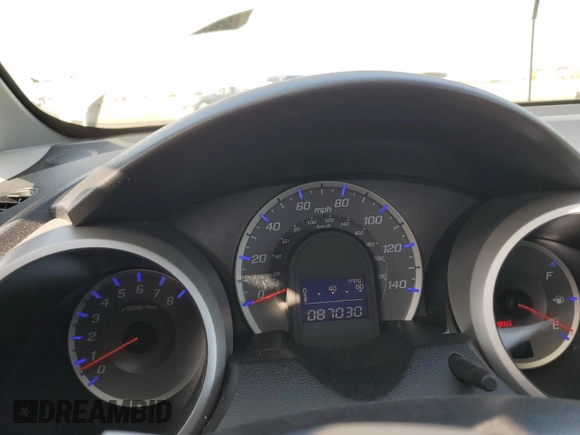 2009 Honda Fit Sport with VIN JHMGE88429S035189, listed as a Copart auction lot 53992725 with 87,030 mi miles and Salvage Title. Bid and sale history available at carsss.com. Image 9.