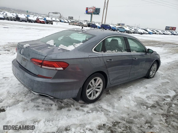 2020 Volkswagen Passat 2.0T SE with VIN 1VWSA7A32LC006986, listed as a Copart auction lot 84781724 with 48,513 mi miles and Salvage Title. Bid and sale history available at carsss.com. Image 3.