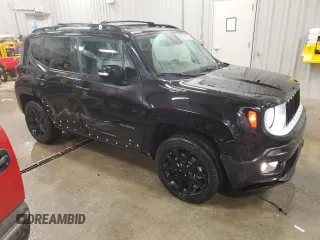 2018 Jeep Renegade Altitude with VIN ZACCJBBB8JPH68678, listed as a Copart auction lot 79133264 with 52,459 mi miles and Salvage title. Bid and sale history available at DreamBid. Image 4.
