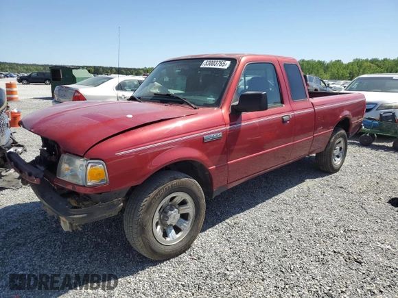 2006 Ford Ranger XL with VIN 1FTYR14E86PA89160, listed as a Copart auction lot 53003765 with 147,043 mi miles and Salvage title. Bid and sale history available at DreamBid. Image 1.