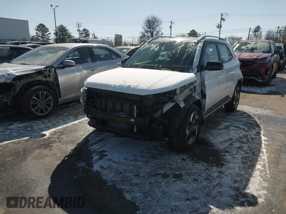 2024 Hyundai Venue SEL with VIN KMHRC8A30RU283085, listed as a IAAI auction lot 41366495 with 22,295 mi miles and . Bid and sale history available at DreamBid. Image 17.