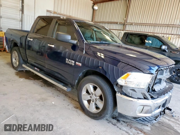 2014 Ram 1500 Big Horn with VIN 1C6RR6LT2ES304892, listed as a Copart auction lot 58593755 with 89,728 mi miles and Salvage title. Bid and sale history available at DreamBid. Image 4.