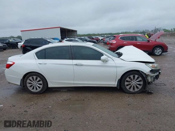 2014 Honda Accord EX-L with VIN 1HGCR2F82EA195419, listed as a IAAI auction lot 41967410 with 228,604 mi miles and . Bid and sale history available at carsss.com. Image 13.