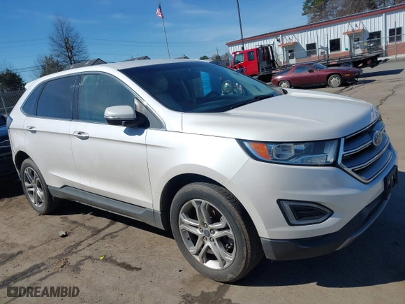 2017 Ford Edge Titanium with VIN 2FMPK3K83HBC58497, listed as a IAAI auction lot 41564810 with 167,711 mi miles. Bid and sale history available at carsss.com. Image 13.