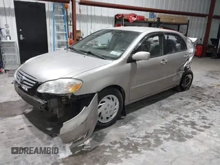 2003 Toyota Corolla CE with VIN 1NXBR32E33Z166398, listed as a IAAI auction lot 41418680 with 175,546 mi miles and . Bid and sale history available at DreamBid. Image 2.