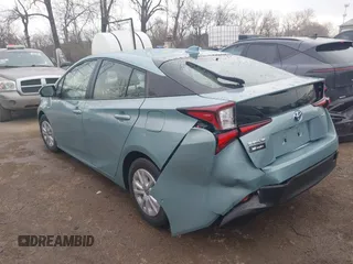 2022 Toyota Prius L Eco with VIN JTDKAMFU4N3164963, listed as a IAAI auction lot 41859931 with 5,118 mi miles. Bid and sale history available at carsss.com. Image 3.