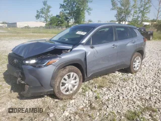 2023 Toyota Corolla Cross L with VIN 7MUAAAAG2PV049460, listed as a Copart auction lot 54765785 with 7,958 mi miles and Salvage title. Bid and sale history available at DreamBid. Image 1.