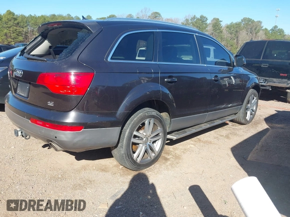 2008 Audi Q7 Premium with VIN WA1BV94LX8D019107, listed as a IAAI auction lot 41654539 with 141,846 mi miles. Bid and sale history available at carsss.com. Image 4.