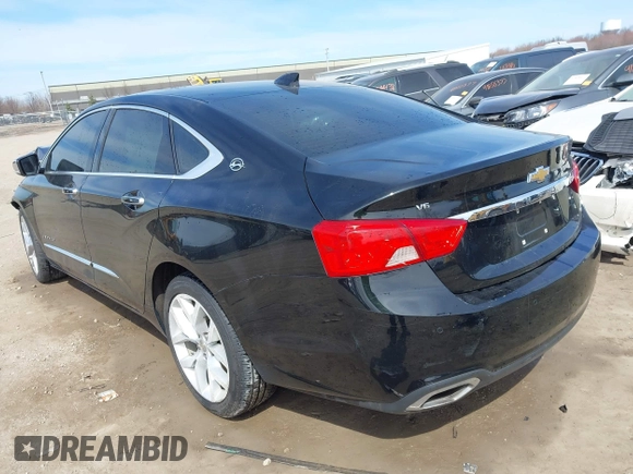 2019 Chevrolet Impala Premier with VIN 2G1105S32K9142358, listed as a IAAI auction lot 41821589 with 96,988 mi miles and . Bid and sale history available at DreamBid. Image 3.