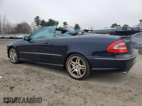 2005 Mercedes-Benz CLK-Class AMG with VIN WDBTK76G25T038189, listed as a Copart auction lot 82471484 with 171,459 mi miles and Clean Title. Bid and sale history available at carsss.com. Image 2.