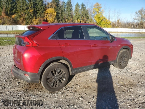 2020 Mitsubishi Eclipse Cross LE with VIN JA4AT4AA2LZ014356, listed as a Copart auction lot 77603994 with 83,140 mi miles and Salvage title. Bid and sale history available at DreamBid. Image 3.