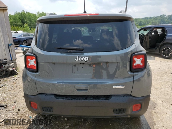 2020 Jeep Renegade Latitude z VIN ZACNJABB7LPL31497, wystawiony jako Copart lot #59149995 z przebiegiem 45 396 mil mil oraz Szkoda całkowita • Salvage title. Historia ofert i sprzedaży dostępna na DreamBid. Obrazek 6.