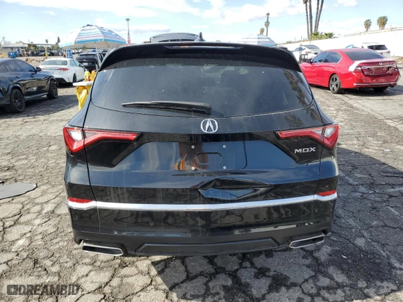 2024 Acura MDX w/Technology Package with VIN 5J8YD9H48RL002403, listed as a Copart auction lot 89044185 with 0 mi miles and Clean Title. Bid and sale history available at carsss.com. Image 6.