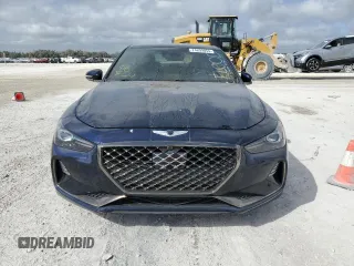 2019 Genesis G70 3.3T Advanced with VIN KMTG34LE7KU031005, listed as a Copart auction lot 74639054 with 0 mi miles and Non Repairable. Bid and sale history available at carsss.com. Image 5.