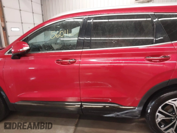 2020 Hyundai Santa Fe Limited with VIN 5NMS53AA0LH293308, listed as a IAAI auction lot 41608440 with 56,011 mi miles and . Bid and sale history available at DreamBid. Image 15.