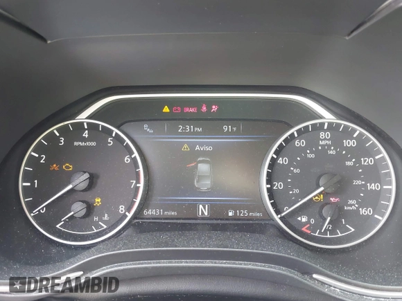 2017 Nissan Maxima S with VIN 1N4AA6AP6HC430163, listed as a IAAI auction lot 41935320 with 64,431 mi miles and . Bid and sale history available at DreamBid. Image 7.
