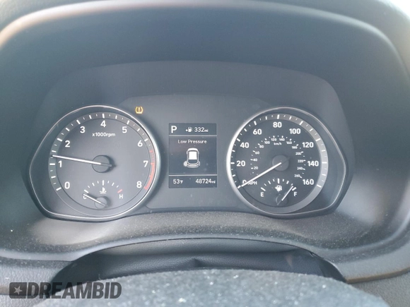2020 Hyundai Elantra with VIN KMHH35LE7LU133085, listed as a Copart auction lot 81051284 with 48,724 mi miles and Salvage Title. Bid and sale history available at DreamBid. Image 9.