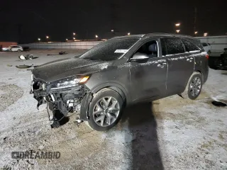 2019 Kia Sorento SX V6 with VIN 5XYPKDA59KG514307, listed as a Copart auction lot 85541144 with 92,677 mi miles and Salvage Title. Bid and sale history available at carsss.com. Image 1.