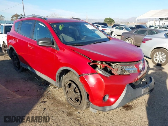 2013 Toyota RAV4 LE with VIN 2T3ZFREV1DW025585, listed as a IAAI auction lot 41631972 with 256,405 mi miles. Bid and sale history available at carsss.com. Image 1.